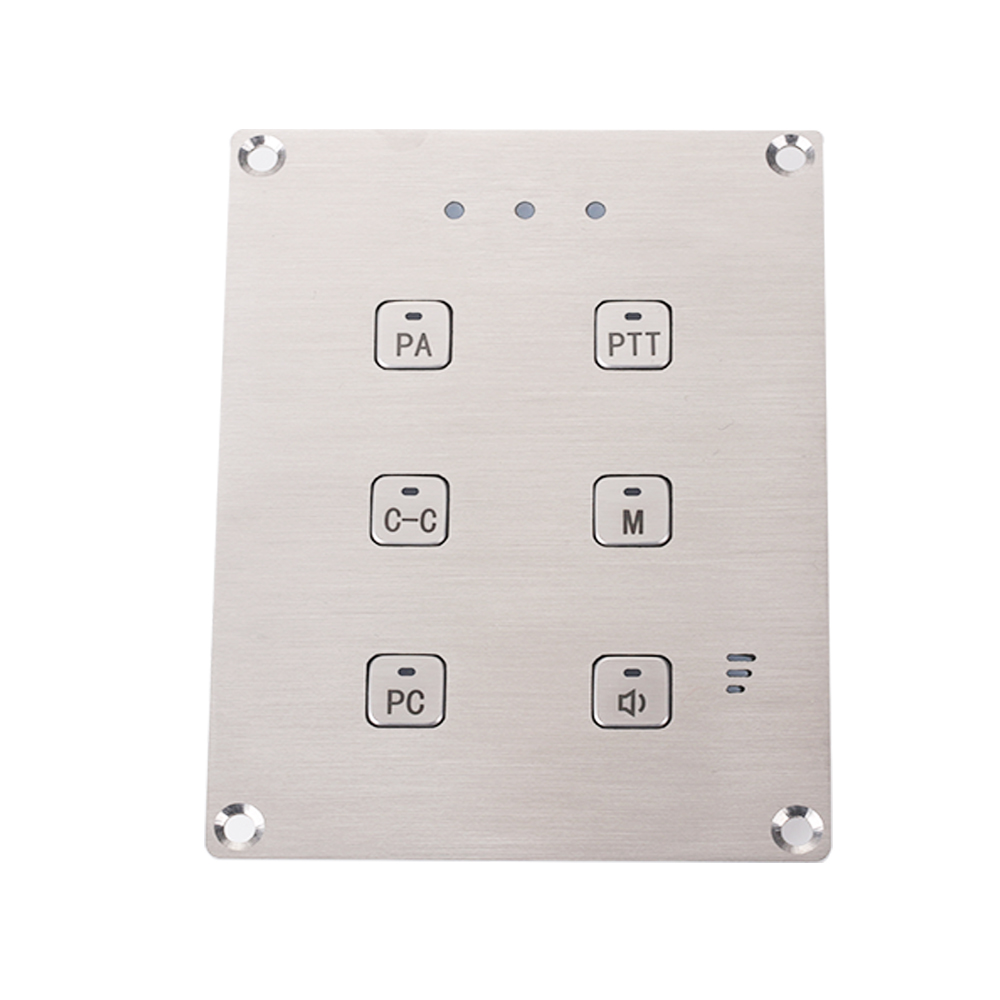 Custom usb keypad security backlight keypad Stainless Steel 