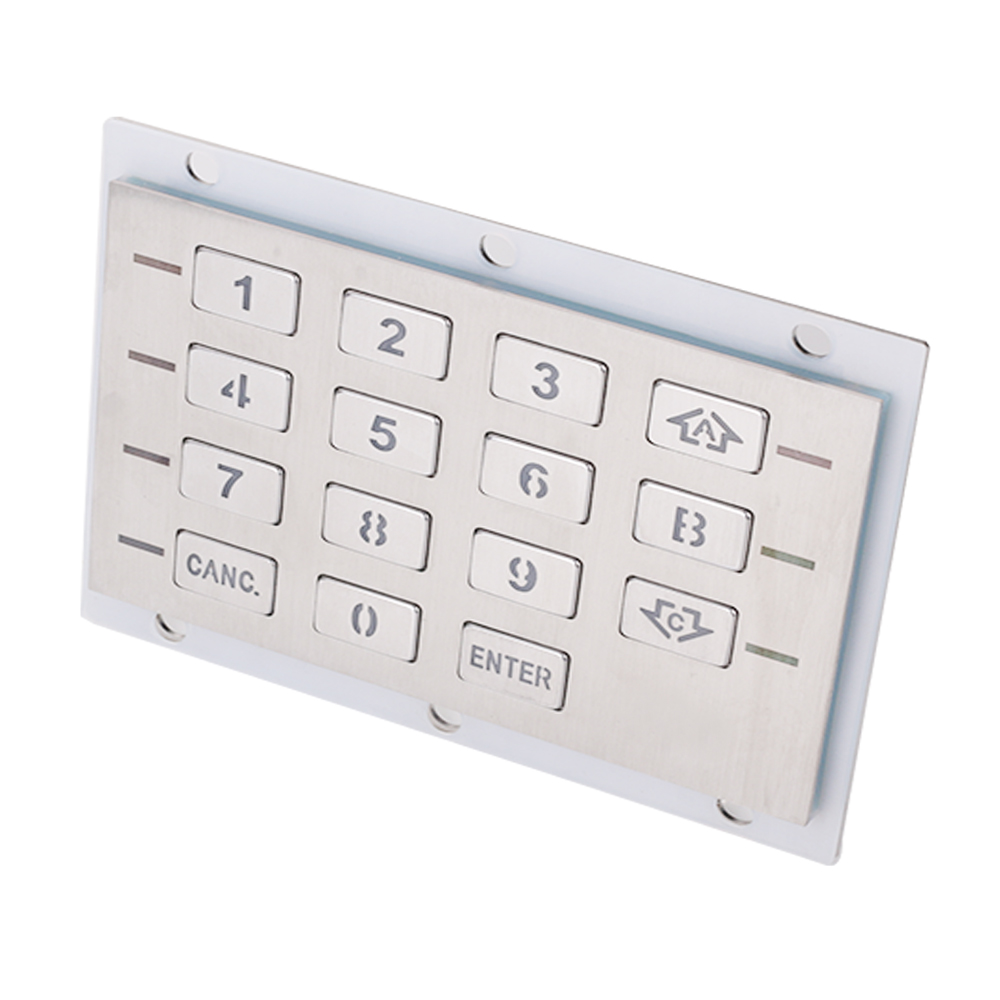 Customized vending machine keypad Stainless Steel 304 LED Il